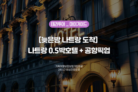나트랑 투어 - [늦은밤나트랑 도착] 나트랑0.5박호텔/공항픽업