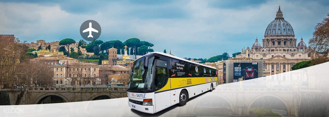 참피노 공항 - 로마 버스 티켓 (by SIT Bus Shuttle)