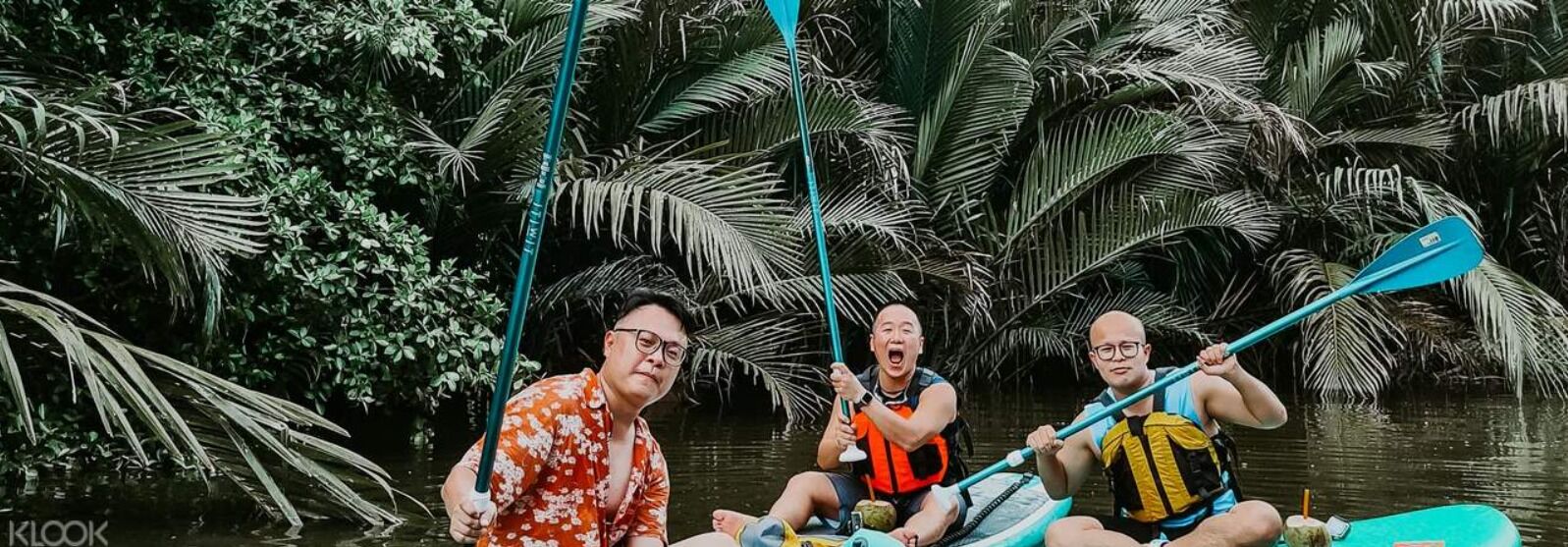 사이공강 스탠드업 패들보드 체험