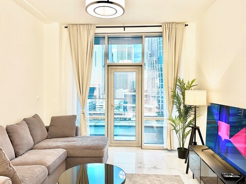 Al Habtoor City에서 멋진 1베드룸 발코니