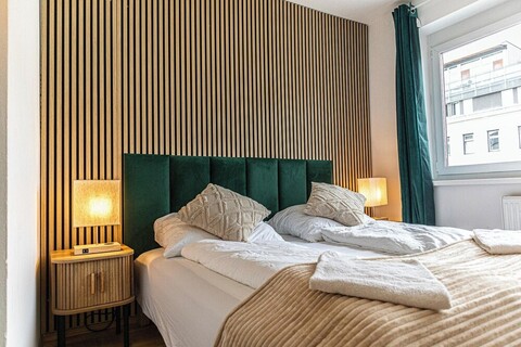 스타일리시한 현대적인 1 침실 1 거실 아파트먼트 비엔나