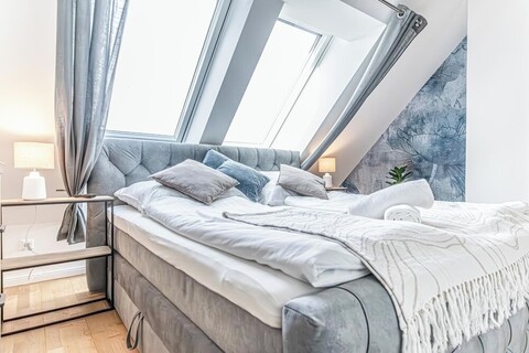 럭셔리 에어컨 발코니 아파트먼트, 시티 센터