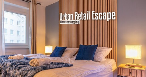 메트로 시티 센터까지 9분, 1베드룸, 1거실, 발코니 있음