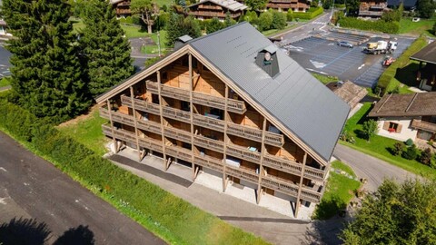 1BDR/4P apartment with balcony and parking- Megève