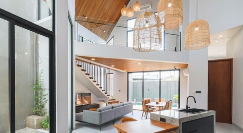 키 세미냑의 새로 지은 현대적인 빌라