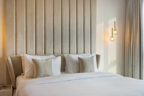 두라니 홈즈 - 루미나 그랜드 3베드룸, 부르즈 칼리파와 분수 전망