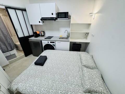 (전체 사용)에펠탑에서 도보 350m 거리의 편안한 스튜디오