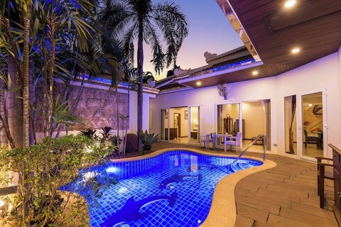 럭셔리 3베드룸 풀 빌라, 프라탐낙 소이5, 해변까지 50미터