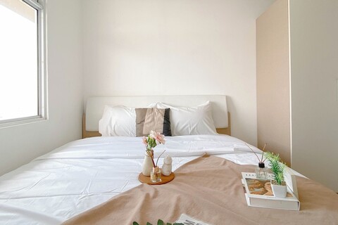 비토리아 레지던스 아파트먼트의 심플한 그레이 1베드룸