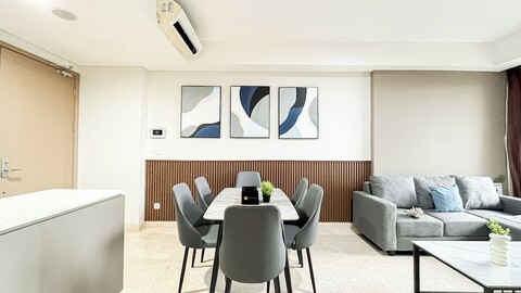 골드 코스트 아파트먼트의 넓고 아늑한 3베드룸 숙소