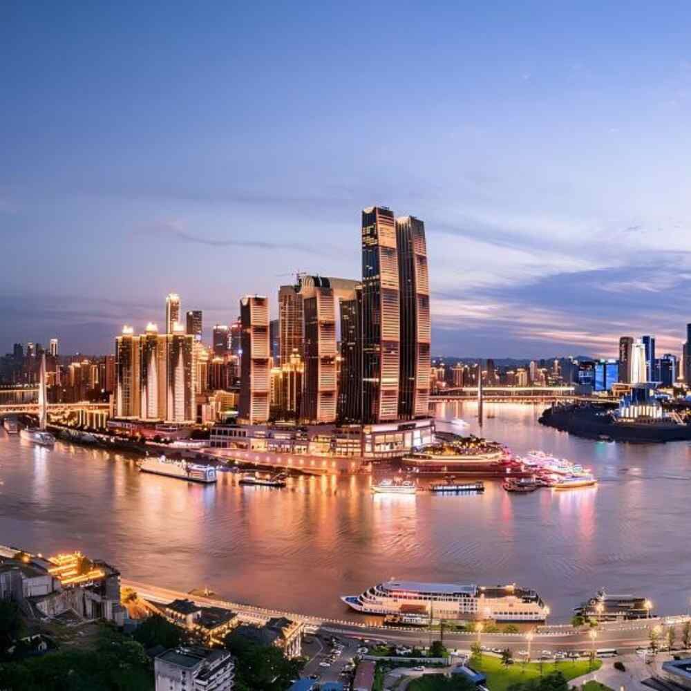 [중경 감성여행,1인부터 출발] 삼마오 카페와 옛거리, 낭만적인 남빈로 강변 야경 데이투어