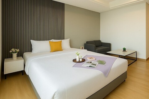 경치 좋고 현대적인 스튜디오 아파트먼트, 캐피톨 스위트