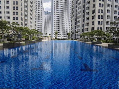 New Furnished with City View 2BR Apartment M-Town Residence By Travelio