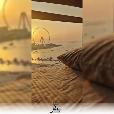 바닷가 JBR 스테이, 바다 전망 있음