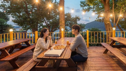 통영 블루하우스펜션