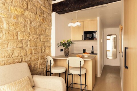 현대적인 아파트먼트, 에어컨 있음, 1 베드룸, 4인, 판테온