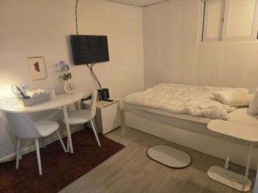 부천역 근처 심플하며 휴식하기 좋은 2인 여행객 숙소 303