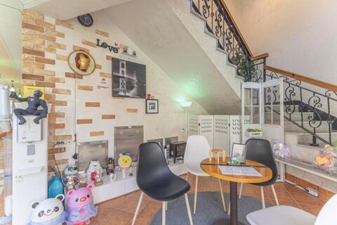 The sound of waves in a forest village