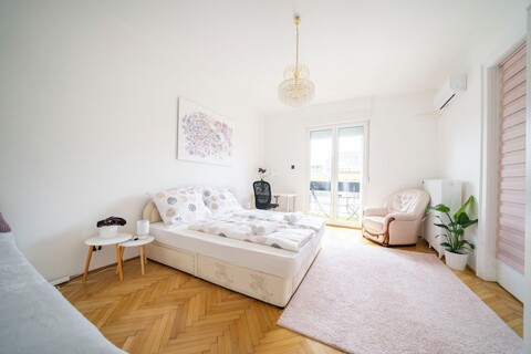 포조니 스위트, 3베드룸 가족 숙소, 에어컨 및 발코니 있음