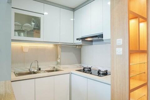 Fully Furnished with Comfortable Design 2Br Harco Mangga Besar Apartment