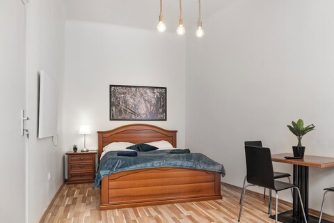 현대적인 1베드룸 장기 숙박 아파트먼트