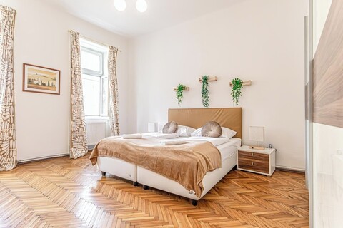 도시 중심부의 현대적인 숙소