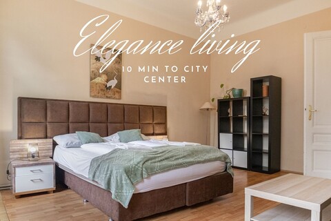 넓은 2베드룸 아파트먼트, 중앙 위치, 장기 숙박