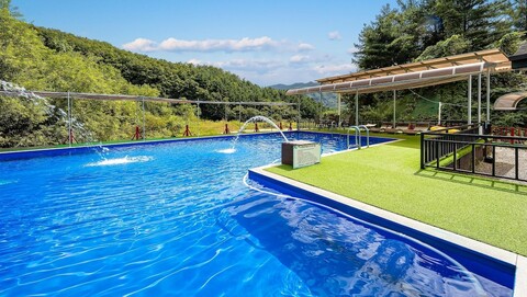 가평 탑클라우드 애견동반 스파펜션