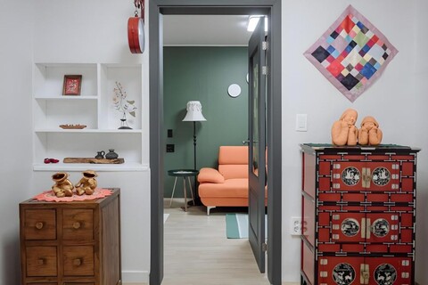 전주한옥마을 예술가의집 시간무늬