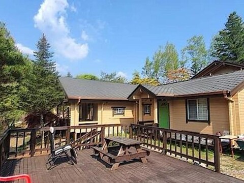 The sound of the river at sunset