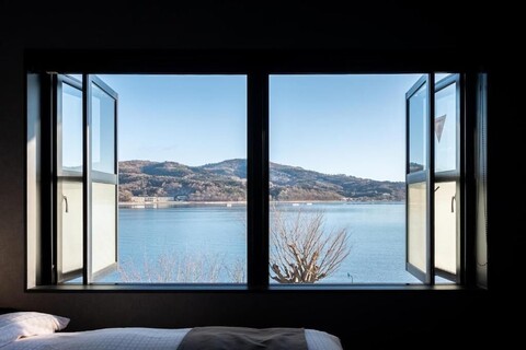 후지산 전망과 사우나 료칸 시즈쿠