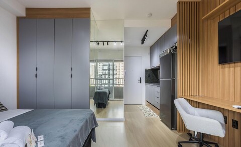 스튜디오, 발코니 있음, 지하철에서 850m, Msz0504