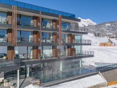 Hotel Purvita - Ski In Ski Out - Infinity Pool