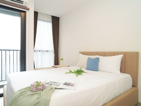 치푸트라 월드 2 아파트먼트의 편안한 화이트 스튜디오