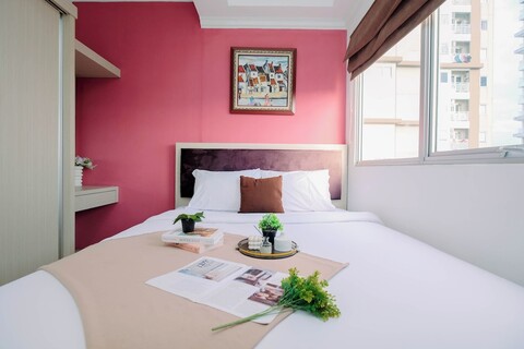 파쿠부워노 테라스 아파트먼트에서 화이트 톤의 컴팩트한 2베드룸