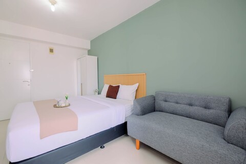 현대적인 스타일 스튜디오 룸, 아파트먼트 바수라 시티