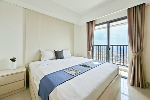 빈타로 엠바카데로 아파트먼트의 거실 없는 우드 액센트 1베드룸