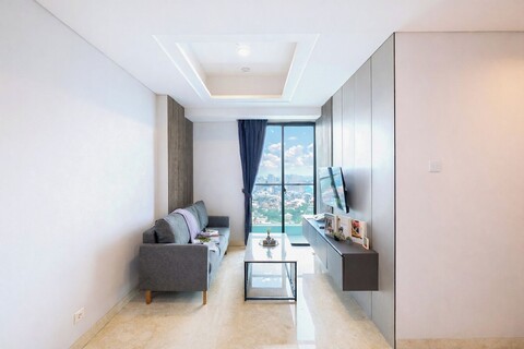 캐피톨 스위트 아파트먼트의 화려한 스타일의 2베드룸