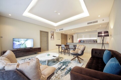 스털링 이스트 부르즈 뷰의 럭셔리 1베드룸