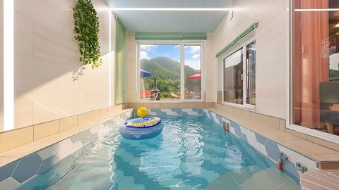 단양 그린나래 독채 풀빌라 펜션