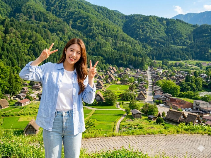 [🥇한국인베테랑가이드] 시라카와고 버스투어 나고야 일일투어 근교 다카야마 소소버스투어-i