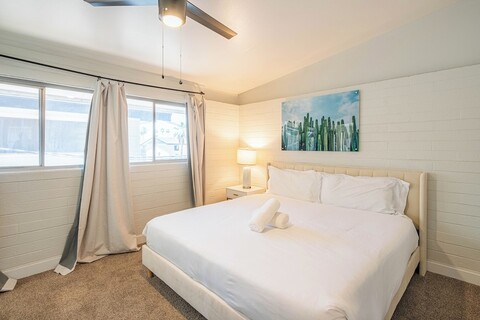 수영장과 체육관이 있는 조용한 숙소