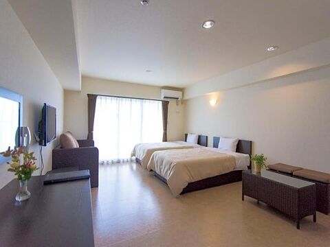 오키나와 숙소 - Chatan Beach Side Condominium Hotel Monpa