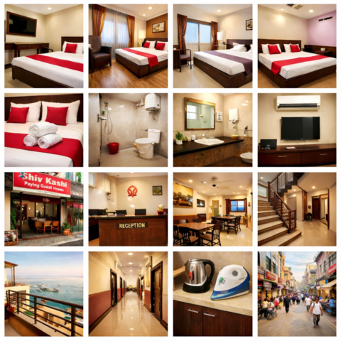 Shiv Kashi Hotel Near Varanasi ghat( Ganga Aarti)