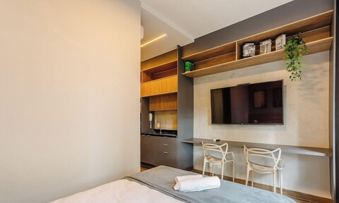 캄포 벨루의 수영장 있는 아름다운 스튜디오 Hmc0320