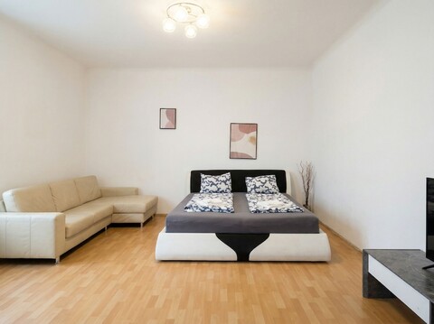 중심가 및 심플한 1베드룸 아파트먼트, WIFI 포함