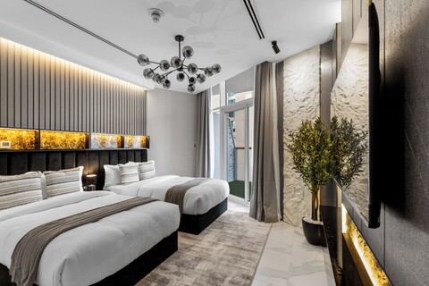 2베드룸 프리미엄, 운하 및 부르즈 칼리파 전망