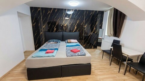 놀이공원 근처의 아늑한 1베드룸 플러스 거실