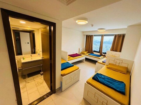 bed space for women near Etihad Metro