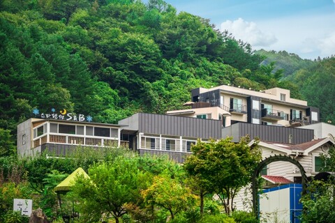 가평 에스앤비스파펜션 (계곡인접)